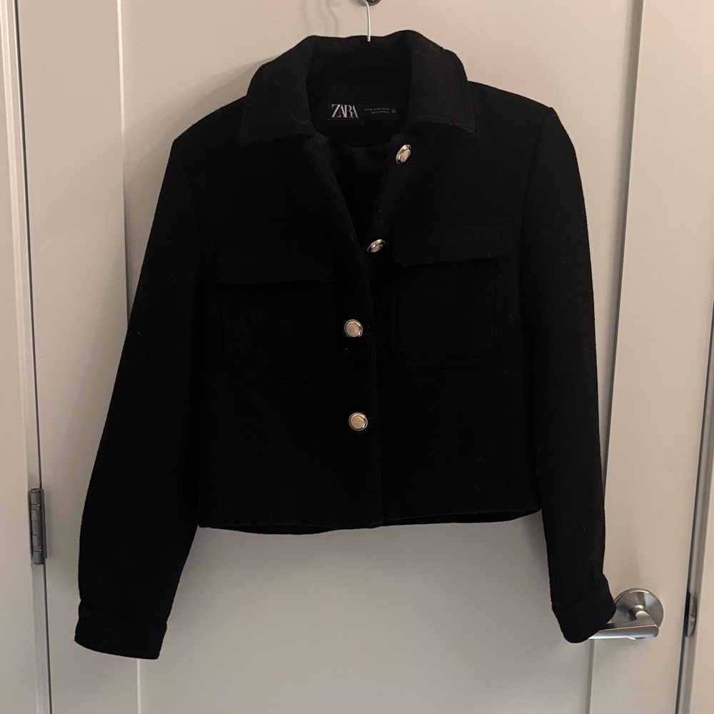 Zara Women's Black Winter Coat